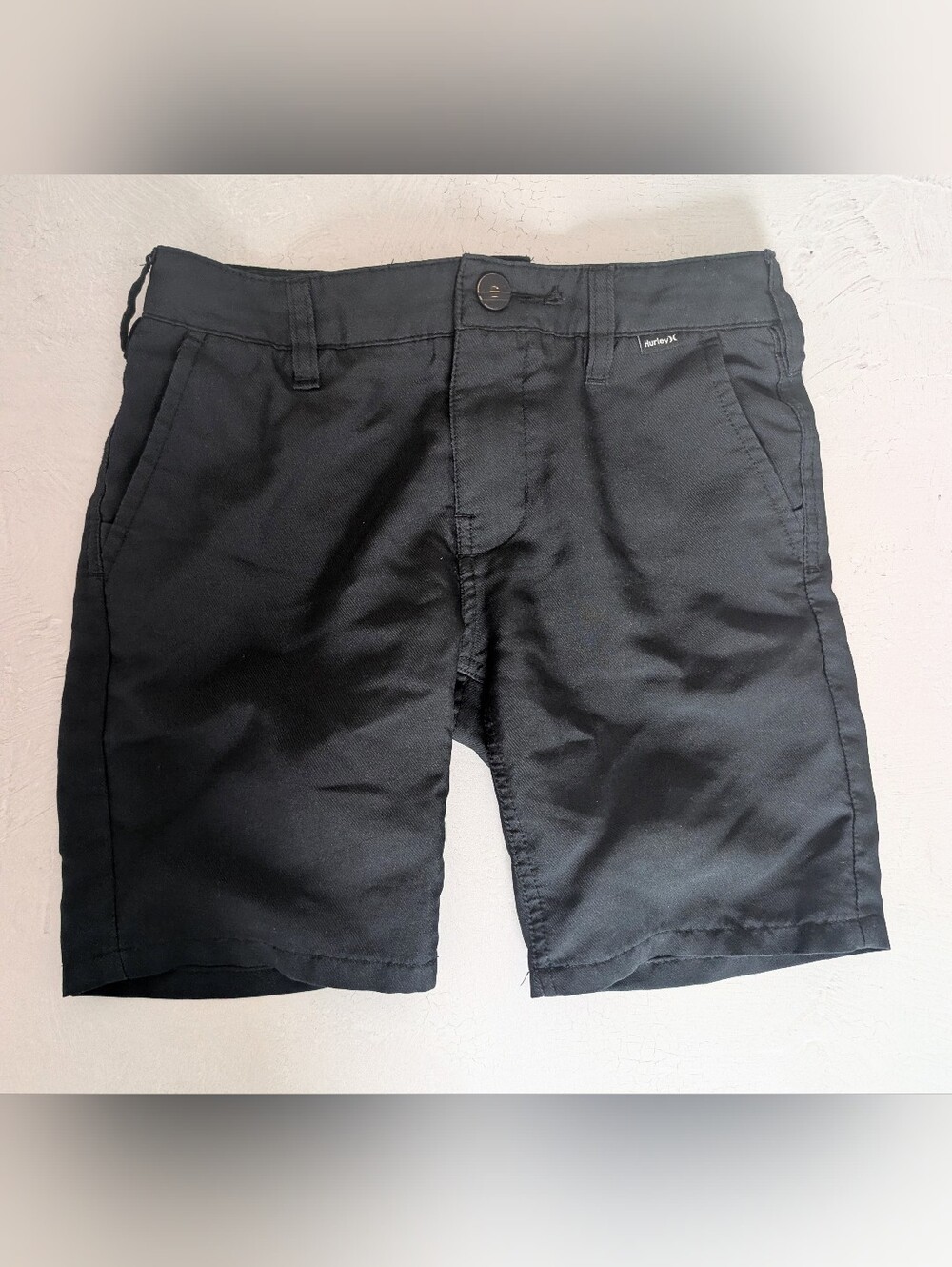Hurley Boys Dri-Fit Black Shorts | Size 7